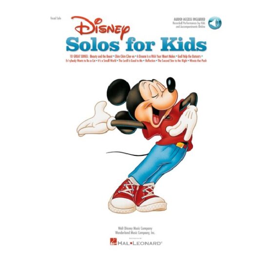 Disney Solos for Kids Piano Vocal Music Book