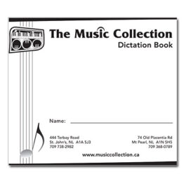 Music Collection Dictation Book