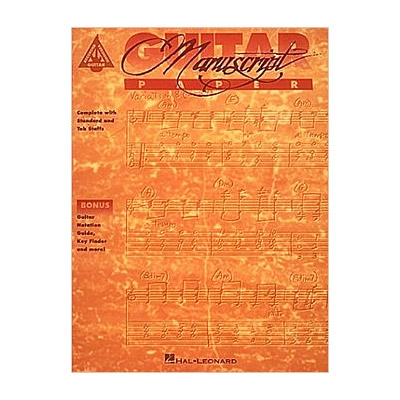 Guitar Tablature Manuscript Paper