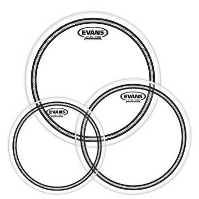 Evans Drumheads EC2 Standard Tom Pack