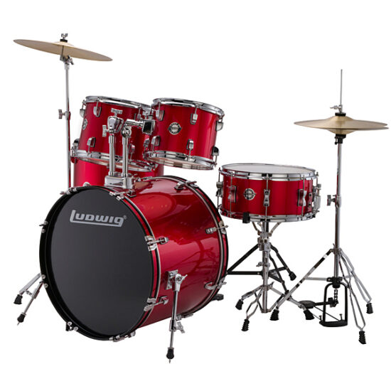 Ludwig Accent Drum Kit Red