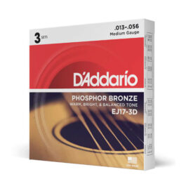 Daddario EJ173D Guitar Strings Medium 3Pack