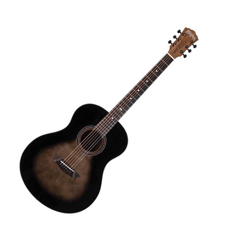 Washburn BTS9CH Bella Tono Novo Studio Acoustic Guitar Gloss Charcoal Burst