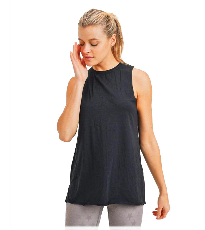 Mono B KT11639 Annie Back Flow Tank Top front