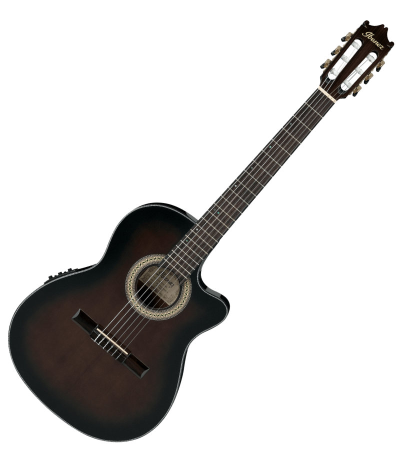 Ibanez GA35TCEDVS Classical Acoustic Electric Guitar - Dark Violin Sunburst