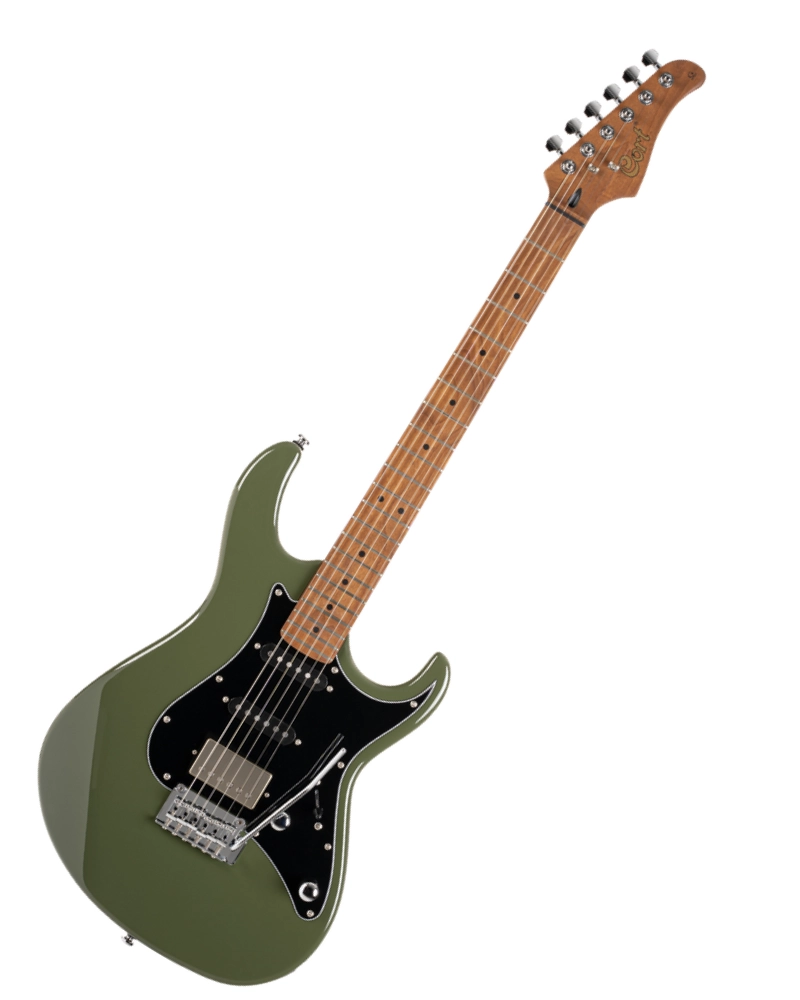 Cort G250SE-ODG Double Cutaway Basswood Body H-S-S Olive Dark Green