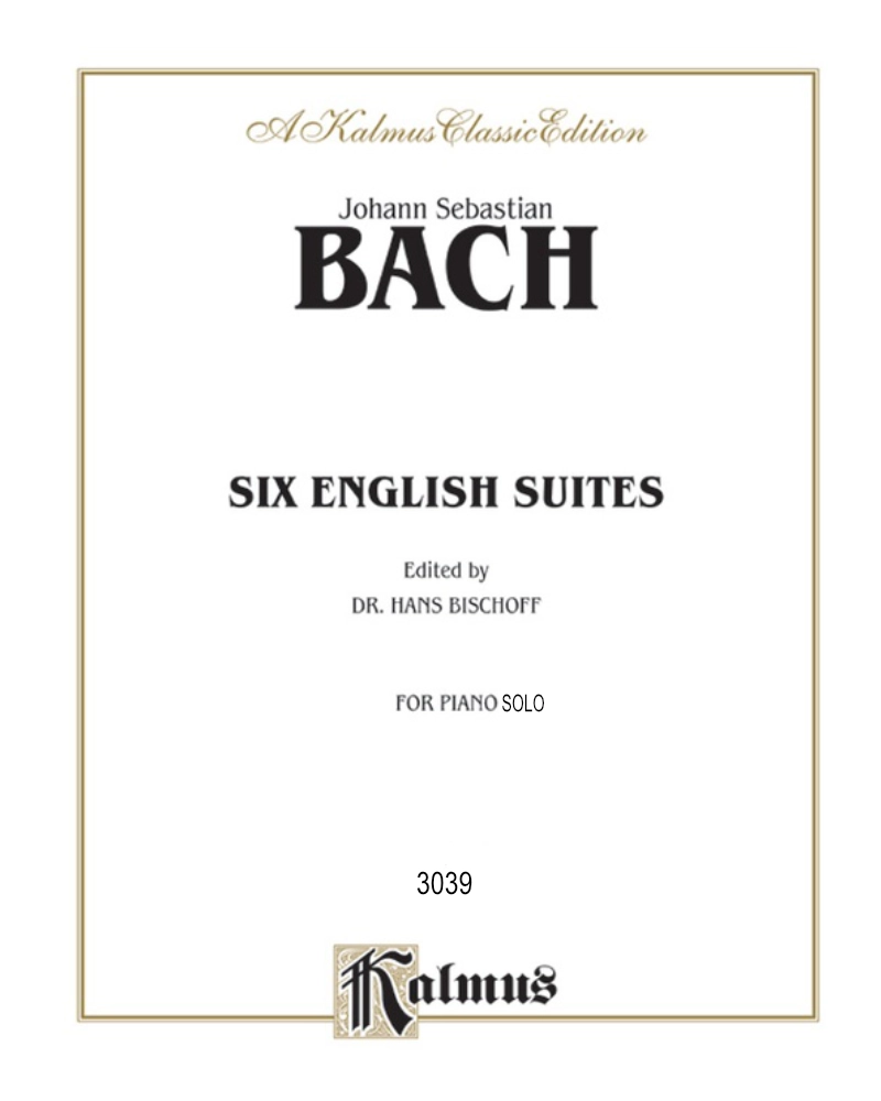Bach - Six English Suites