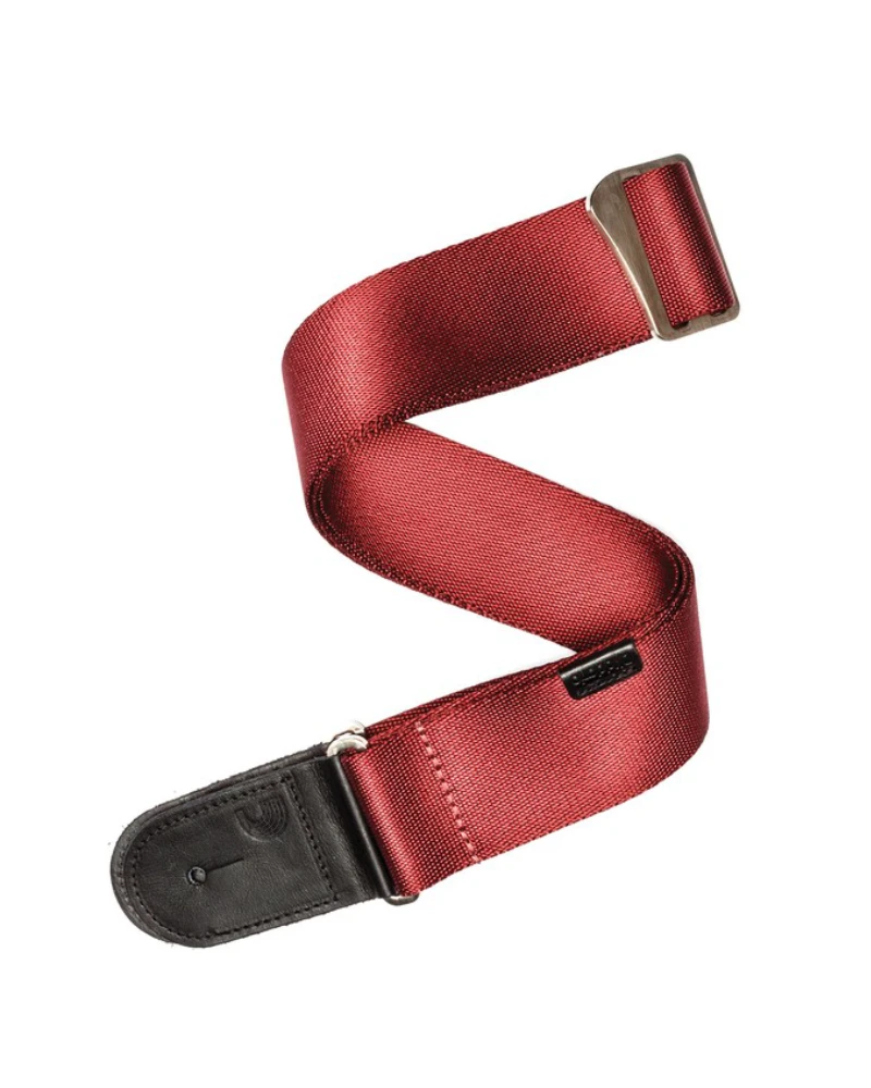 D'Addario 50PRW01 2" Premium Woven Guitar Strap Red