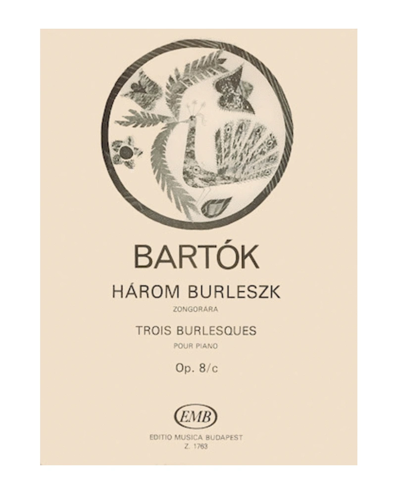 Bartok - Three Burlesques for Piano Op. 8C