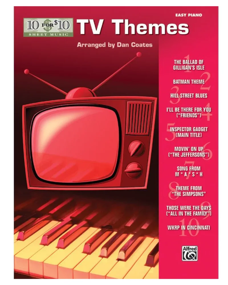 10 For 10 Sheet Music: TV Themes